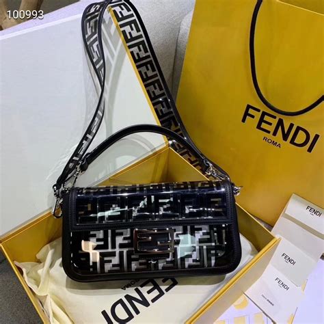 fendi white transparent bag|Fendi bags official site.